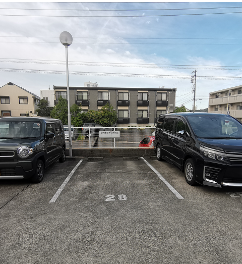 駐車場案内写真（駐車スペース28番）